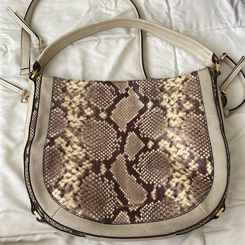 Michael Kors snake print cross body